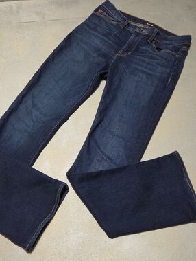 Hudson Jeans Deep Indigo Wide-Leg Boot Cut Jeans